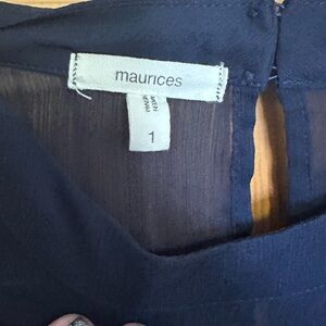 Maurices Deep Blue Top